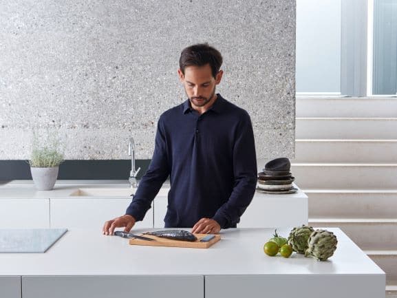 Tyrolit Iceline Schinkenmesser TYROLIT Life Iceline Schinkenmesser Anwendung