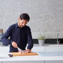 Tyrolit Santokumesser Fleisch TYROLIT Life Santokumesser Fleisch schneiden