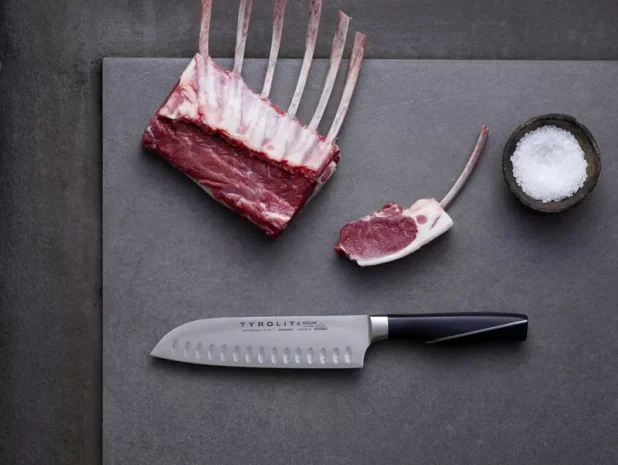 Tyrolit Santokumesser TYROLIT Life Iceline Santokumesser Fleisch