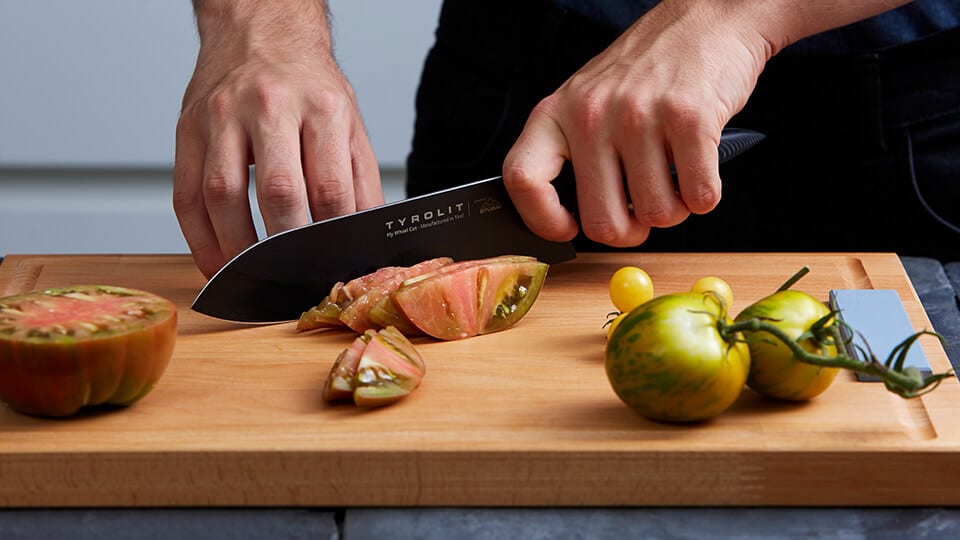 Tyrolit Fly Wheel Cut schneiden TYROLIT Life Fly Wheel Cut Messer Anwendung