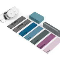 Tyrolit Kantentuning Set TYROLIT Life Kantentuning Set mit Edelstahlfeilen, Keramikfeilen, Elastikfeilen, Kombifeile, Kantengummi und Edelstahlwinkel