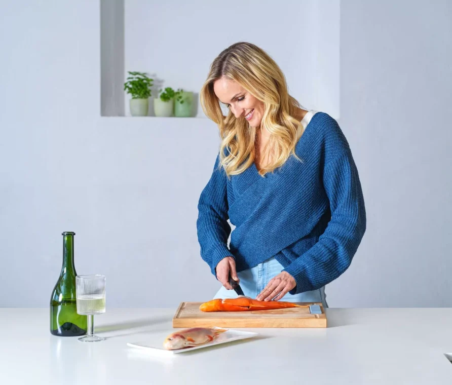 Tyrolit Filet Cut Fisch filetieren TYROLIT Life Darkline Filet Cut Messer filetieren Fisch