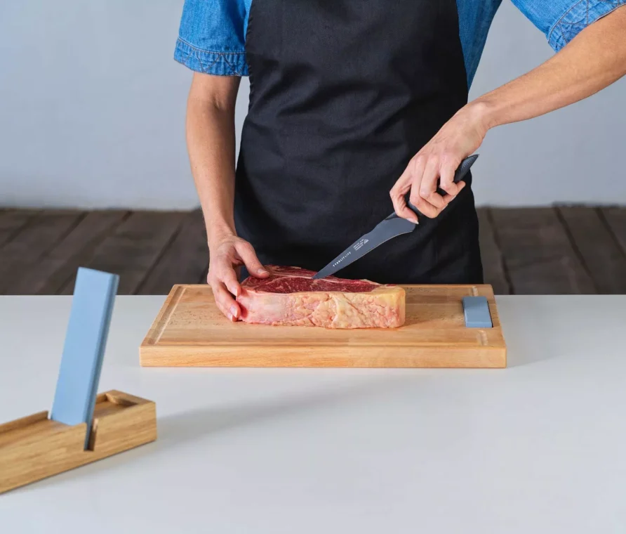 Tyrolit Meat Cut TYROLIT Life Darkline Meat Cut Messer Fleisch schneiden