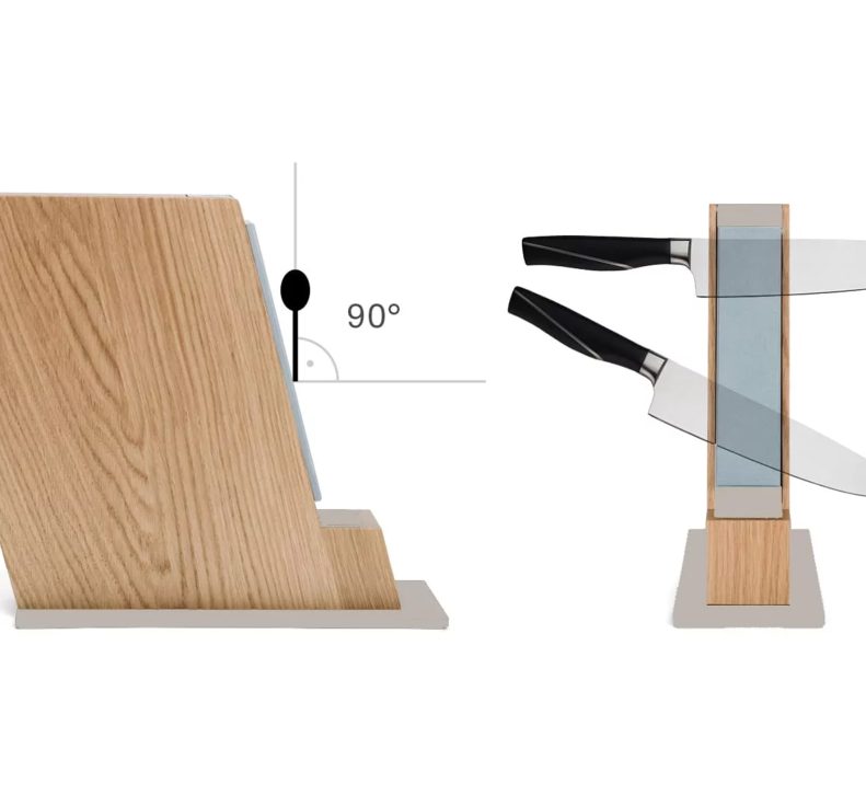 Anleitung Messerblock mit integriertem Messerschärfer