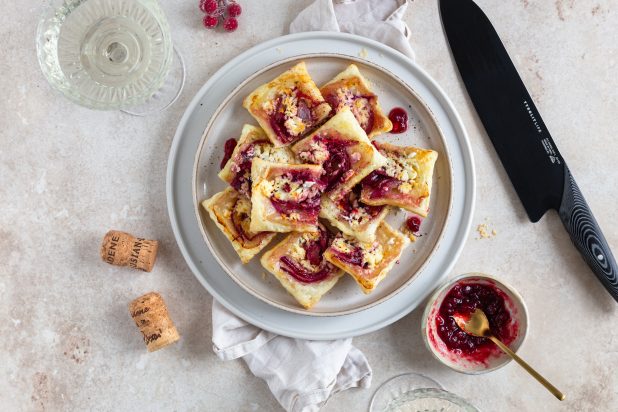 Blätterteig Canapes Rezept Blätterteig Canapes Rezept