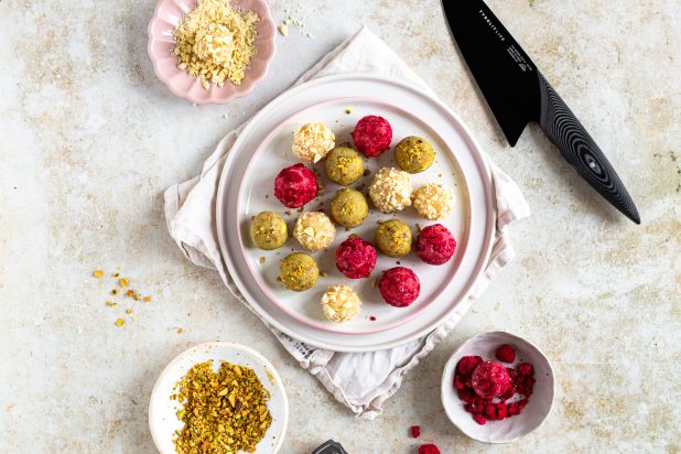 Bunte Pralinen Marzipan Bunte Pralinen Marzipan